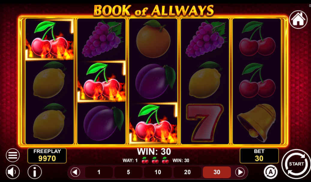 Book of Allways classico slot machine con soldi veri